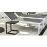 Source Furniture Fusion Aluminum 16'' Wide Square Side Table 1 - Source Furniture Fusion Aluminum 16'' Wide Square Side Table 1