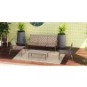 Source Furniture Danish Aluminum Sling Strap Sofa 1 - Source Furniture Danish Aluminum Sling Strap Sofa 1
