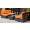Source Furniture Lucaya Armless Loveseat With Standard Cushion Set Of 2 - Source Furniture Lucaya Armless Loveseat With Standard Cushion Set Of 2