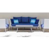 Source Outdoor Furniture Cosmo Aluminum 41''W x 24''D Rectangular Coffee Table