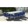 Source Furniture South Beach Rectangular Dining Table 96" Set - Source Furniture South Beach Rectangular Dining Table 96" Set