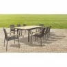 Bellini Home and Garden Galliano 9 Pc Dining Set In Lava - Bellini Home and Garden Galliano 9 Pc Dining Set In Lava