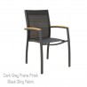 Bellini Home and Garden Galliano 9 Pc Dining Set In Lava Chair