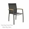 Bellini Home and Garden Galliano 9 Pc Dining Set In Lava Chair - Bellini Home and Garden Galliano 9 Pc Dining Set In Lava Chair