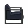 Sunpan Joaquin Lounge Chair Metropolis Blue - Side Angle - Sunpan Joaquin Lounge Chair Metropolis Blue - Side Angle