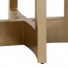 Sunpan Lianne Dining Table Base - Closeup Base Angle