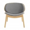 Danica Lounge Chair in Wheat Gray - Front