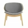 Danica Lounge Chair in Wheat Gray - Front - Danica Lounge Chair in Wheat Gray - Front