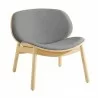 Danica Lounge Chair in Wheat Gray - Angled View - Danica Lounge Chair in Wheat Gray - Angled View