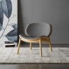 Danica Lounge Chair in Wheat Gray - Lifestyle 3
