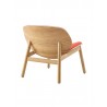 Danica Lounge Chair in Wheat Red - Back Angle