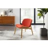 Danica Lounge Chair in Wheat Red - Lifestyle