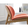 Danica Lounge Chair in Wheat Red - Lifestyle Side Angle