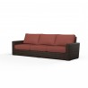 Montecito Sofa in Canvas Henna w/ Self Welt - Front Side Angle