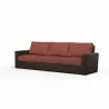 Montecito Sofa in Canvas Henna w/ Self Welt - Front Side Angle - Montecito Sofa in Canvas Henna w/ Self Welt - Front Side Angle