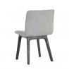 Sunpan Keldon Dining Chair - Belfast Heather Grey - Set of Two - Back Side Angle