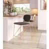 Georges Counter Stool Gray & Gold - Lifestyle - Georges Counter Stool Gray & Gold - Lifestyle