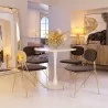 Georges Dining Chair in Gray & Gold-Lifestyle 2 - Georges Dining Chair in Gray & Gold-Lifestyle 2