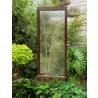 Gardenfall Etched Bamboo Water Fountain - Front