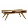 Greenington Azara Coffee Table, Caramelized - Front Side Angle - Greenington Azara Coffee Table, Caramelized - Front Side Angle
