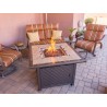 AZ Patio Heaters Square File Top Fire Pit - Lifestyle