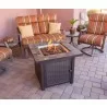 AZ Patio Heaters Square Slate Fire Pit - Lifestyle - AZ Patio Heaters Square Slate Fire Pit - Lifestyle