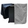 AZ Patio Heaters 32" Fire Pit Commercial Cover in Gray - Angle