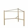 Sunpan Saunders Coffee Table Base - High - Gold - Front Angle - Sunpan Saunders Coffee Table Base - High - Gold - Front Angle