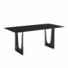 Greenington Hanna Dining Table Caviar - Angled View - Greenington Hanna Dining Table Caviar - Angled View