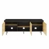 Greenington Hanna Sideboard In Caviar/Wheat - Front and Open Drawer - Greenington Hanna Sideboard In Caviar/Wheat - Front and Open Drawer