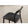 Greenington Hanna Chair Bamboo Seat In Caviar - Lifestyle Top Back Angled