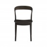 Greenington Hanna Chair Bamboo Seat In Caviar - Front View