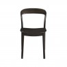 Greenington Hanna Chair Bamboo Seat In Caviar - Front View