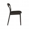 Greenington Hanna Chair Bamboo Seat In Caviar - Side View