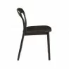 Greenington Hanna Chair Bamboo Seat In Caviar - Side View - Greenington Hanna Chair Bamboo Seat In Caviar - Side View