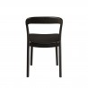 Greenington Hanna Chair Bamboo Seat In Caviar - Back View