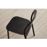 Greenington Hanna Chair Bamboo Seat In Caviar - Lifestyle Top Back Angle 2