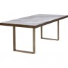Sunpan Fuentes Dining Table 86'' - Front Side Angle