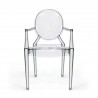 Aeon Specter Arm Chair Clear- Set of 2  - Aeon Specter Arm Chair Clear- Set of 2 