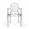Aeon Specter Arm Chair Clear- Set of 2  - Aeon Specter Arm Chair Clear- Set of 2 