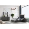 J&M Furniture Giulia Bedroom Collection Matte Gray