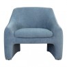 Sunpan Nevaeh Lounge Chair Danny Iceberg - Front Angle