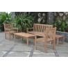  Anderson Teak Classic Bench with Classic Dining Armchair and Rect. Coffee Table and Side Table-4