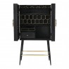 Moe's Home Collection Hope Bar Cabinet - Front Opened Angle