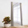 Sunpan Fontana Floor Mirror in Grey - Lifestyle