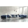 J&M Furniture Glamour Sofa in Blue Sofa Set - J&M Furniture Glamour Sofa in Blue Sofa Set