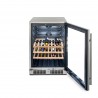 Blaze Grills Front Outdoor Beverage Cooler - Front Opened with Content