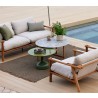 Cane-Line Glaze Coffee Table Base Large Top View