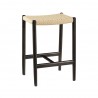 Greenington Leif Counter Height Stool In Caviar - Angled