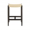 Greenington Leif Counter Height Stool In Caviar - Side View